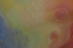 Strukturbild entstanden 2012 aus meiner persönlichen Lebenssituation - Acryl auf Leinwand; Format 120 x 150cm, verkauft