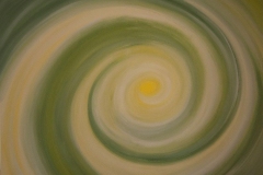 Intuitiv gemaltes Bild, entstanden 2010 - Acryl auf Leinwand, Format 80 x 100cm, verkauft