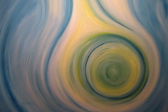 Intuitiv gemaltes Bild, entstanden 2011 - Acryl auf Leinwand, Format 60 x 80cm, verkauft