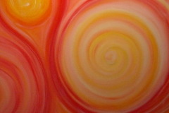 Intuitiv gemaltes Bild, entstanden 2011 - Acryl auf Leinwand, Format 40 x 50cm