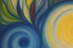 Seelenbild im Kundenauftrag, entstanden 2014 - Acryl auf Leinwand, Format 60 x 60cm